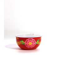 Kapaklı Kase Kırmızı (14 Cm)