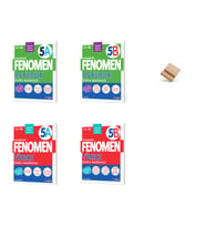 Fenomen 5. Sınıf Maarif 5A ve 5B Fen Bilimleri + Türkçe 4lü Set Soru Bankası + Telefon Standı