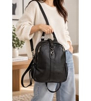Krem 6026 Orijinal Just Polo Kadin 9 Bolmeli Orta Boy Sirt Cantasi 31x29 Cm