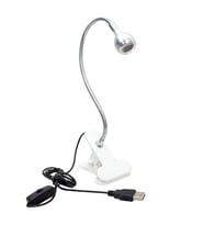 Powermaster PM-20042 COB LED Akrobat Mandallı USB 6500K Beyaz Masa Lambası