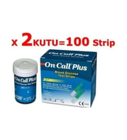 On Call Plus Ölçüm Test Strip (50'lik Test Çubuğu x 2 Kutu)