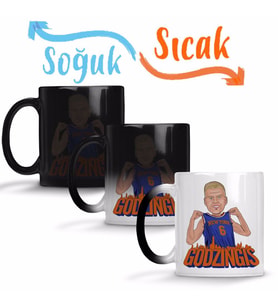 Godzingis Sihirli Kupa Bardak Porselen