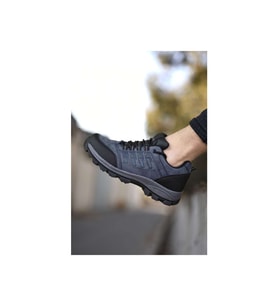 Moda Ayakkabı 6520 Erkek Kışlık Trekking Ayakkabı (Lacivert)
