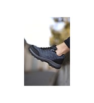 Moda Ayakkabı 6520 Erkek Kışlık Trekking Ayakkabı (Lacivert)