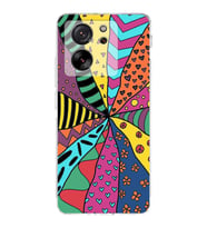 PrintiFy Xiaomi Mi 13T Pro ile Uyumlu Retro Color 4  Kamera Korumalı Şeffaf  Kılıf
