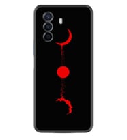 Huawei Nova Y70 Y90 Nova 9 SE  Kılıf Desemli Silikon Red Moon 1710