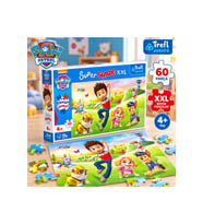 Junior Puzzle 50009 Paw Patrol Super Shape XXL 60 Parça Eğitici Yapboz 4 Yaş ve Üzeri