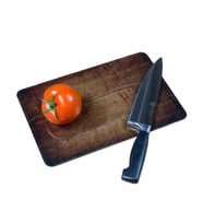 Miabella Home  Eski Ahşap Desenli Cam Kesme Tahtası, Kesme Tablası  Kenarları Oval, Antibakteriyal, Sunum Tahtası (Çok Renkli)
