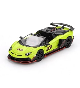 Mini GT 1/64 Lamborghini Aventador SVJ 63 Roadster Verde Shock - Blister Paket