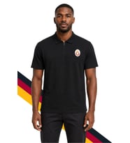 Galatasaray Lisanslı Polo Yaka Siyah T-shirt