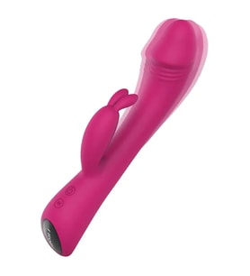 Ultra Güçlü Şarjlı Titreşimli Tavşan Vibratör 22 cm