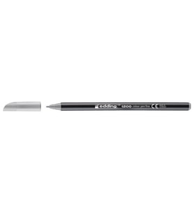 Edding 1200 Grafik Kalemi GÜMÜŞ GRİ 