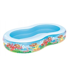Bestway Desenli Jumbo Oval Havuz 262X157X46 Cm