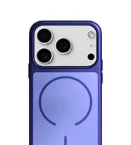 iPhone 17 Pro Max Metalux Soft MagSafe Silikon Kılıf Depp Sapphire
