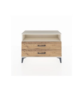 Arges Şifonyer Tek Raflı 2 Çekmeceli 88x30x64 Aytaşı-Çam