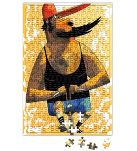 Boy Fitness Puzzle 240 Parça Yapboz