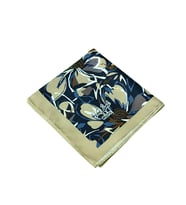 Vav İpek Kadın Micro Twill Sport Çiçek Desenli Eşarp (Gold)
