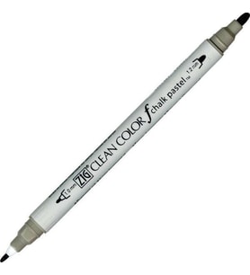 Zig Clean Color f Çift Uçlu Kalem 012 Pastel Gray 