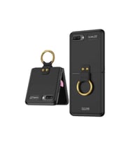Samsung Galaxy Z Flip Uyumlu Kılıf Zore Flip Ring Kıpta Kapak