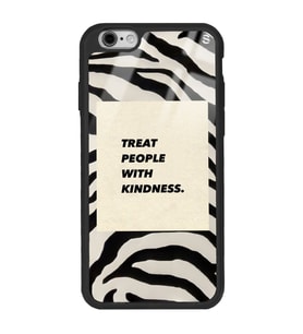 iPhone 6 Plus Zebra Motto Tasarımlı Glossy Telefon Kılıfı