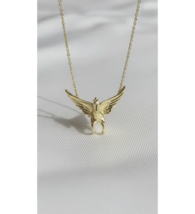 Luxury Pegasus Kolye 925 (Gold)