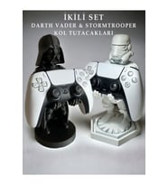 Star Wars Stormtrooper Kol Tutucu, Joystick Kumanda Standı, Xbox / PS4 / PS5 Uyumlu