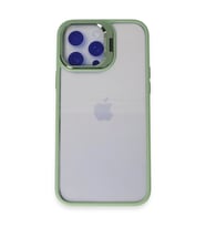 Joko  İphone 14 Pro Kılıf  Lens Standlı Kapak - Yeşil