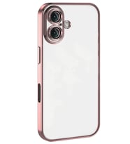 iPhone 16 Kılıf Razer Lensli Silikon - Pembe