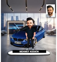 Kişiye Özel Karikatür Arabalı Karikatür Biblo
