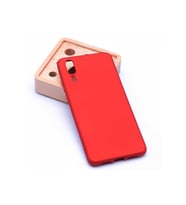 Huawei P20 Uyumlu Kılıf Zore Premier Silikon Kapak (Kırmızı)