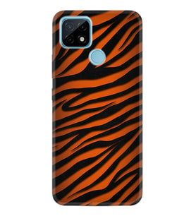 Realme C11 C21 C21Y C25Y C11 2021 Kılıf Desemli Silikon Leopar Yeni 1676