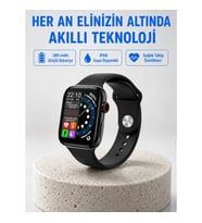Mey İthalat® Yüksek Çözünürlüklü 1.9" Akıllı Saat – 5-6 Gün Aktif Kullanım, Şık ve Modern Tasarım