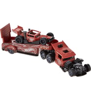 Hot Wheels Taşıyıcı Tırlar, Enerjik Ayrıntılarla Dolu Spor Arabalı Süper Tırlar, Bdw51 (Çok Renkli)