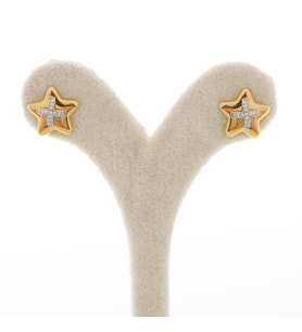 Moon's Star Gümüş Küpe
