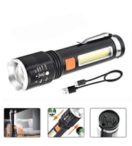 Gold Orion Km-102 4 Modlu Tip-c Şarjlı Zoomlu Taktikal El Feneri