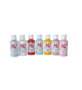M1 ART EPOKSİ ULTRA PİGMENT PASTA 50.gr X 7 adet  Opak & Transparan Sıvı Pigment Boya  AÇIK TON