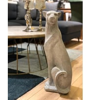 Dekoratif Puma Leopar Çita Biblo 70 cm (Gümüş)