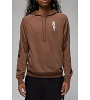 Nike Jordan Jumpman Fleece Pullover Hoodie Erkek Kapüşonlu Sweatshirt Kahverengi