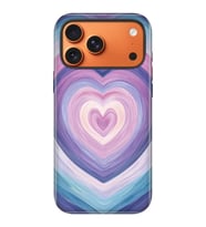 iPhone 17 Pro Velvet Kılıf Lansman İçi Kadife Temalı Desenli Silikon PurpleLove