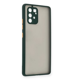 Galaxy A91 / S10 Lite Kılıf Montreal Silikon Kapak - Yeşil
