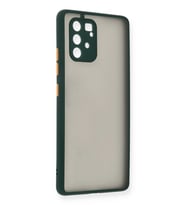 Galaxy A91 / S10 Lite Kılıf Montreal Silikon Kapak - Yeşil