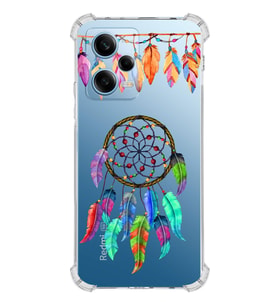PrintiFy Xiaomi Redmi Note 12 Pro 5G Nazar Boncuğu 6 Baskılı Şeffaf Köşe Korumalı Antişok Kılıf