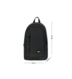 GALB Leather Siyah Unisex Spor Mini Sirt Cantasi Cod Yukseklik 38 Cm