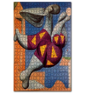 Cakapuzzle Bather with Beach Ball 1932 by Pablo Picasso Puzzle Yapboz MDF(Ahşap) (120 Parça)