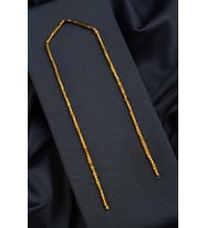 Hematit Doğal Taş Parlak Gold Silindir Kesim 3x3mm Dizi [AA]