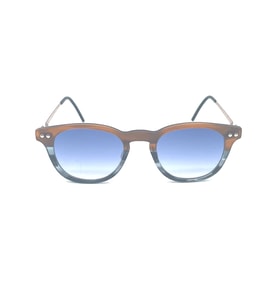 MOOSHU A6 17-B 34 Unisex Güneş Gözlüğü (Altın Rengi)