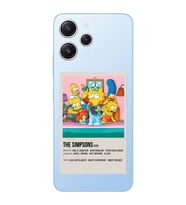 Xiaomi REDMI 12 Uyumlu The Simpsons Aile Desenli Şeffaf Telefon Kılıfı