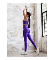 Mor Arkası Büzgülü ( Scrunch Butt ) Spor Tayt
