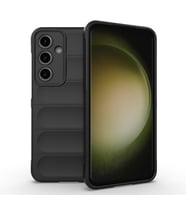 Samsung Galaxy S25 FE Kılıf Elde Tutma Kolaylıkla Kaydırmaz Kenar Line Dizayn Op (Siyah)