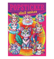 Süslü Köpekler Boyama Kitabı Popsticker